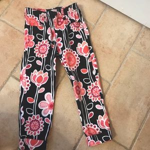 Gymboree floral capris. EUC Size 5.